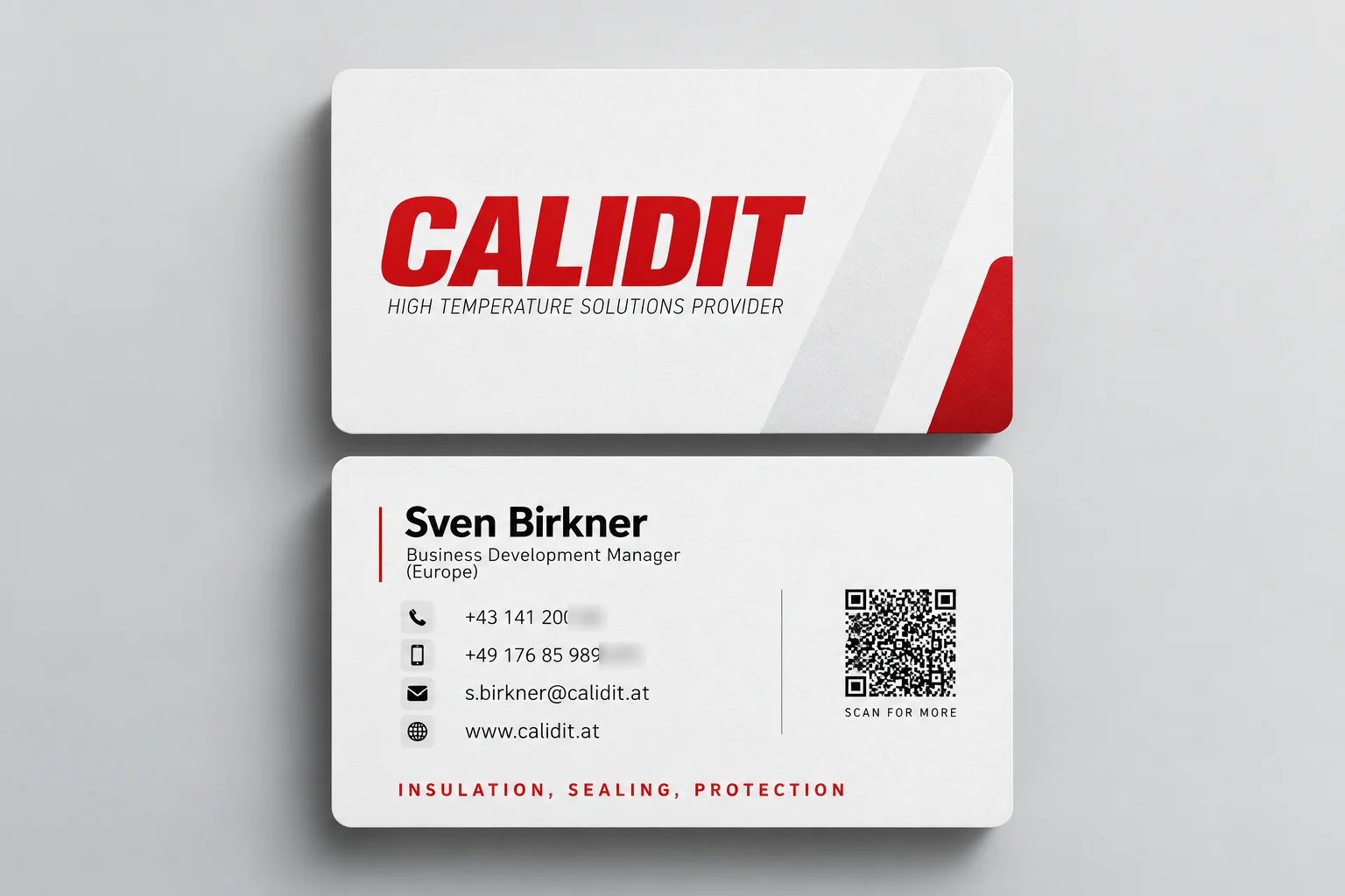 Visitenkarten für Calidit
